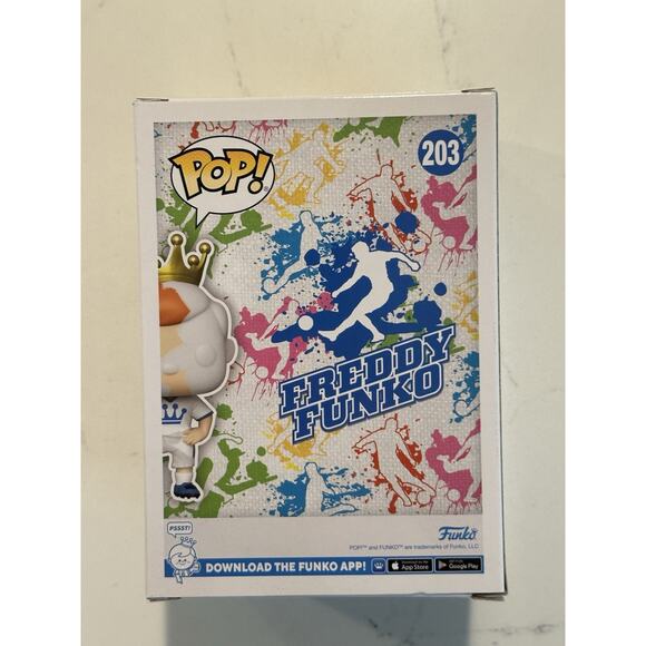 Funko Pop! Soccer Freddy #203 Funko Shop Exclusive DIY New #3 - Picture 5 of 7